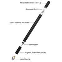 Gorący sprzedawanie 3 w 1 metalowy pojemnościowy rysik rysik do ekranu dotykowego dla Iphone Ipad 1